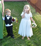 Flower Girl at Melissa's Wedding 5